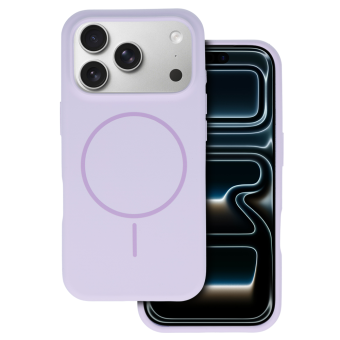 Obal Silicone Thin Mag Slim Apple iPhone 17 Pro fialový