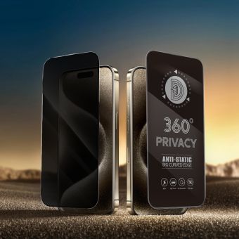 Ochranné sklo Privacy/Antispy 360 Samsung Galaxy A36 5G/A37 5G čierne