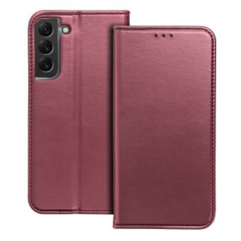 Smart Magneto Book Samsung A57 A576 5G - červené (vínové)