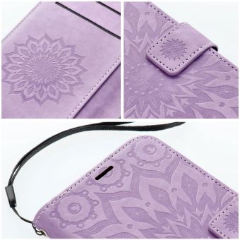Mezzo Book Samsung A57 A576 5G mandala - fialový
