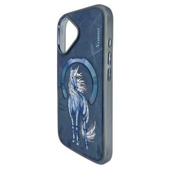 Obal Nimmy Magnetic Fantasy Animal MagSafe Apple iPhone 16 modrý