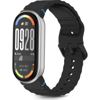 Remienok Tech-Protect Silicone Sport Xiaomi Smart Band 8/9/10/NFC čierny