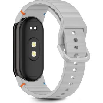 Remienok Tech-Protect Silicone Sport Xiaomi Smart Band 8/9/10/NFC sivý