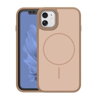 Frame Thin Magsafe TPU/TPC  iPhone 11 - hnedé