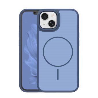 Frame Thin Magsafe TPU/TPC  iPhone 13 - tmavo-modré