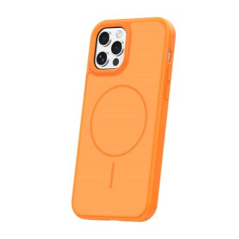 Frame Thin Magsafe TPU/TPC  iPhone 12/12 Pro - oranžové