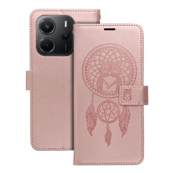 Mezzo Book Xiaomi Redmi Note 15 Pro 5G lapač snov - ružovo-zlaté