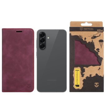 Tactical Xproof Book Samsung Galaxy A57 A576 5G - vínové (červené)