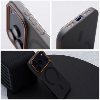Obal GO ORANGE MagSafe Xiaomi Redmi Note 15 4G čierny