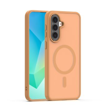 Obal Mag Matt MagSafe Samsung Galaxy A57 5G A576 hnedý