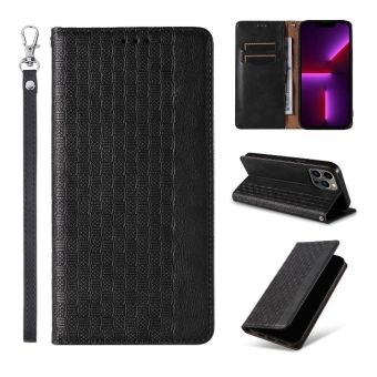 Obal Magnet Strap Book Apple iPhone 14 čierny
