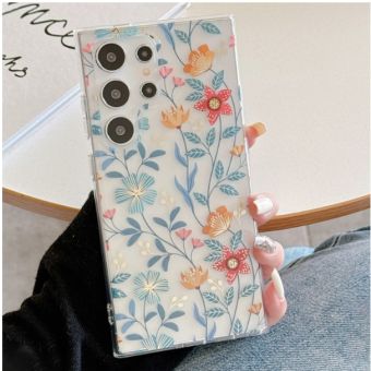 Obal IMD Pattern TPU Samsung Galaxy A55 5G A556 kvety