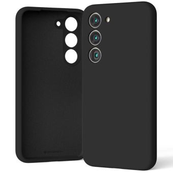 Mercury Silicone TPU Samsung S24 FE S721 - čierny