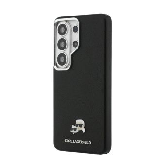 Obal Karl Lagerfeld Grained PU Leather K&CH Heads Magnetic Samsung Galaxy S26 Ultra 5G S948 KLHMS26L6PFKCLK čierny