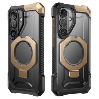 Obal Supcase UB Grip Mag MagSafe Samsung Galaxy S26 5G S941 čierno hnedý