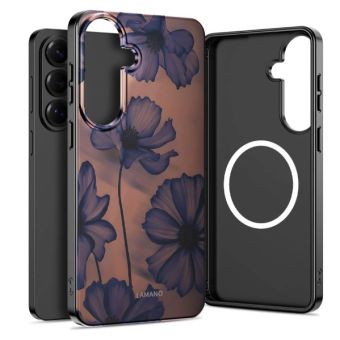 Obal Tech-Protect Lamano MagSafe Samsung Galaxy S26 5G S942 hnedo fialový