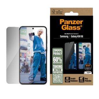 PanzerGlass - Tvrdené sklo UWF Privacy pre Samsung Galaxy A56 5G A566, číre