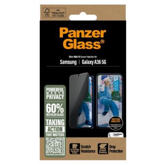 PanzerGlass - Tvrdené sklo UWF Privacy pre Samsung Galaxy A36 5G A366, číre