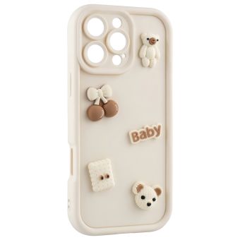 Obal Ultra Trendy 3D Apple iPhone 16 Pro medveď