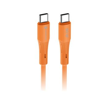 Forcell F-Energy Silicone C344 QC4.0 PD 3A 60W USB-C/USB-C oranžový