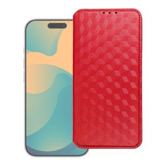 Obal Cubic Book Samsung Galaxy A37 5G A376 červený
