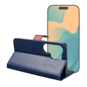 Two-tone Split Book Xiaomi Redmi Note 15 Pro LTE - modro-červený
