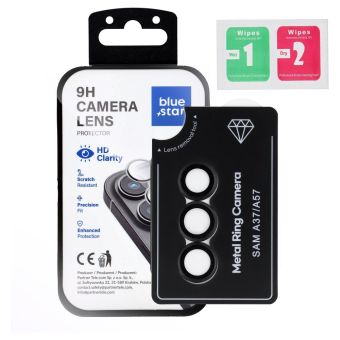 Ochranné sklo na fotoaparát Blue Star Camera Lens Protector Easy Install Samsung Galaxy A57 5G A576 čierne