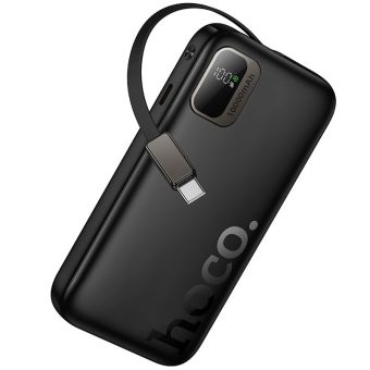 Powerbank Hoco 10000 mAh QC PD 20W Q51 USB-C kábel - čierny