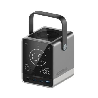 Cuktech Powerbank 300W 40000mAh with Wireless Charging 2x USB-C  Plus 2x USB-A - Black