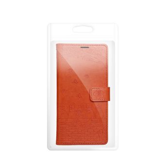 Obal MEZZO Book Samsung Galaxy A17 4G A175/A17 5G A176 mačky hnedý