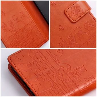 Obal MEZZO Book Xiaomi Redmi Note 15 4G mačky hnedý