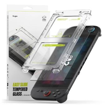 Ochranné sklo Ringke Easy Slide Nintendo Switch 2 transparentné (2ks)