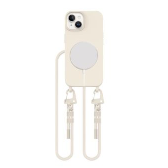 Obal Tech-Protect MagNecklace MagSafe Apple iPhone 15 béžový