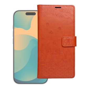 MEZZO Book Samsung A27 A276 5G mačičky - hnedé