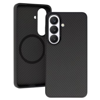Obal Liavec Carbon Core MagSafe Samsung Galaxy S26 5G S942 čierny