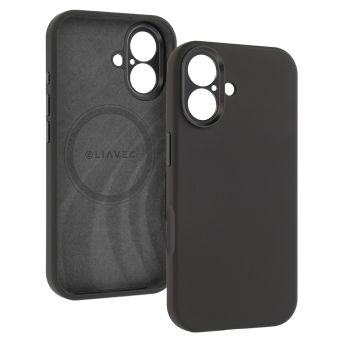 Obal Liavec Silk Shield MagSafe Apple iPhone 17 čierny