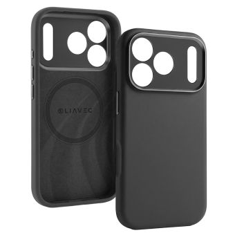 Obal Liavec Silk Shield MagSafe Apple iPhone 17 Pro Max čierny
