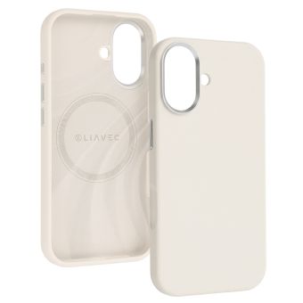 Obal Liavec Silky MagSafe Apple iPhone 17 béžový