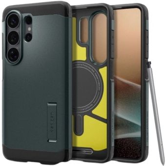 Obal Spigen Tough Armor Mag MagSafe Samsung Galaxy S26 Ultra 5G S948 zelený