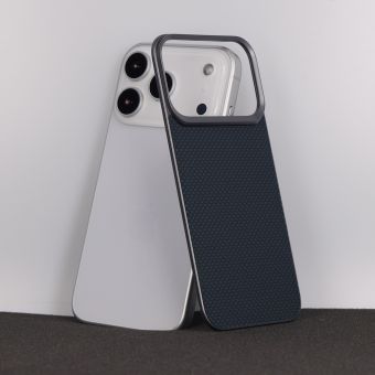 Obal Liavec Carbon Layer MagSafe Aramid Apple iPhone 17 Pro modrý