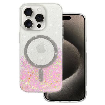Obal Tel Protect Moonlite MagSafe Samsung Galaxy S25 Ultra 5G S938 transparentno-ružový
