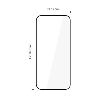 Ochranné sklo Tech-Protect Glass Fit+ Xiaomi 17T čierne (2ks)