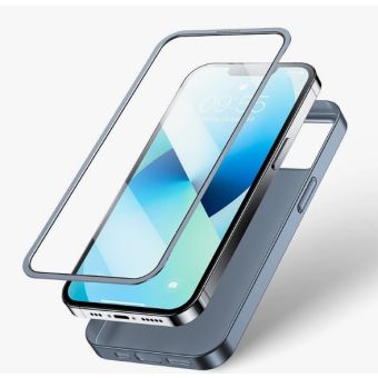 Obal + Sklo Joyroom Ultrathin 360 Set Apple iPhone 13 sivá