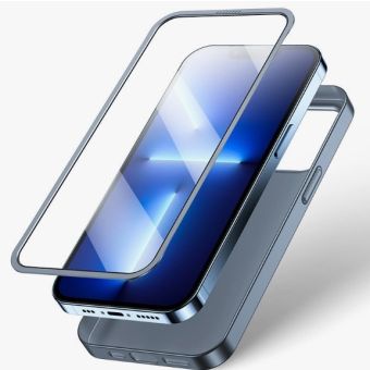 Obal + Sklo Joyroom Ultrathin 360 Set Apple iPhone 13 Pro Max sivá