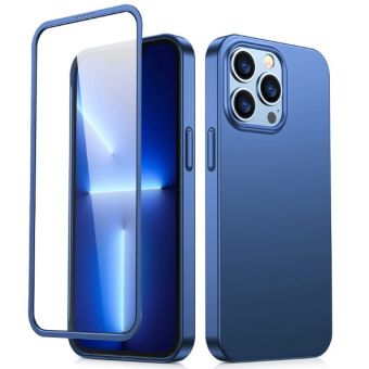Obal + Sklo Joyroom Ultrathin 360 Set Apple iPhone 13 Pro modrá