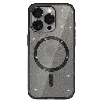 Obal Glitter MagSafe Apple iPhone 17 čierny