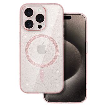 Obal Glitter MagSafe Apple iPhone 16e/17e ružový