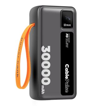 OBAL:ME CablePulse Powerbanka 30000mAh 22,5W čierna