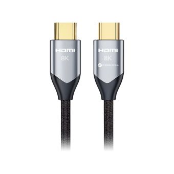 Forcell Cafule HDMI 2.1 8K 60Hz/4K 120Hz, HDR, eARC, VRR, 48Gbps, 3m čierny