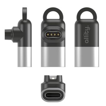 Allity AGA-161, adaptér pre Garmin smarthodinky USB-C, sivý